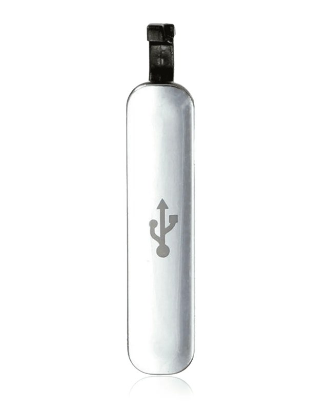 Connettore di ricarica Cover per Samsung Galaxy S5 (Argento)