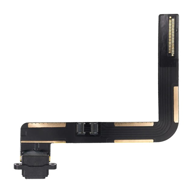 Flat connettore di ricarica per iPad Air 1 / iPad 5 (2017) / iPad 6 (2018) (saldatura richiesta) (Premium) (Nero)
