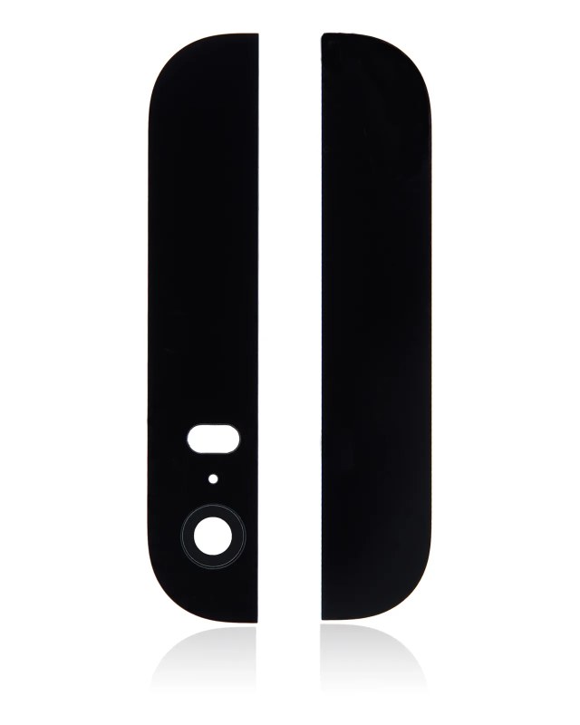 Vetro posteriore (Up + Down) per iPhone 5S (Nero)