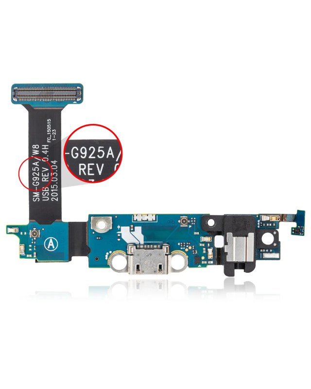 Flat connettore di ricarica per Samsung Galaxy S6 Edge (G925A) (AT e T)
