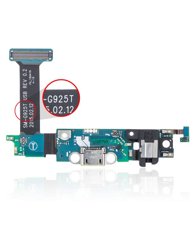 Flat connettore di ricarica per Samsung Galaxy S6 Edge (G925T) (T-Mobile)