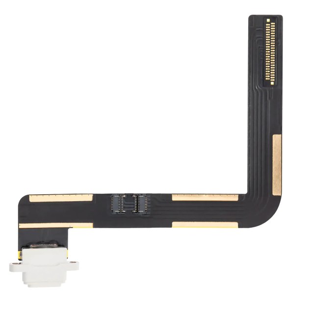 Flat connettore di ricarica per iPad Air 1 / iPad 5 (2017) / iPad 6 (2018) (saldatura richiesta) (Premium) (Bianco)
