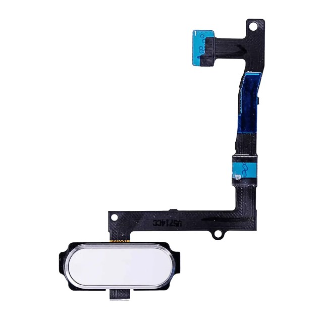 Tasto Home con flat per Samsung Galaxy S6 Edge Plus (Bianco perla)
