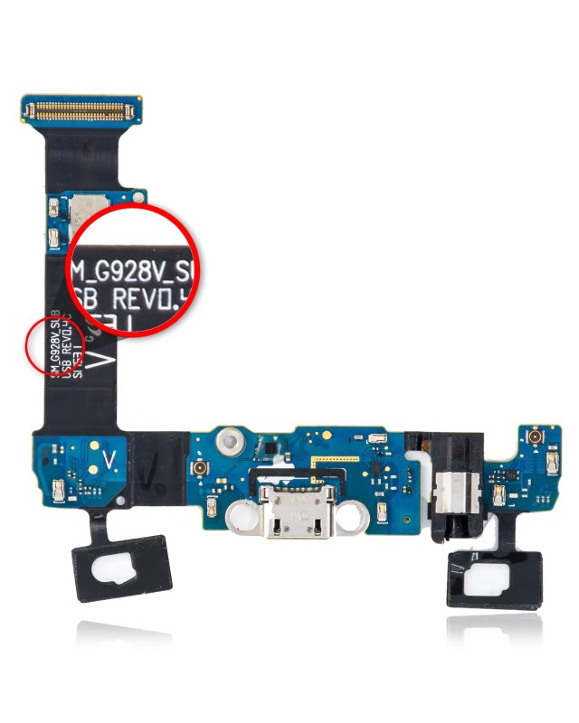 Flat connettore di ricarica per Samsung Galaxy S6 Edge Plus G928V (Verizon)