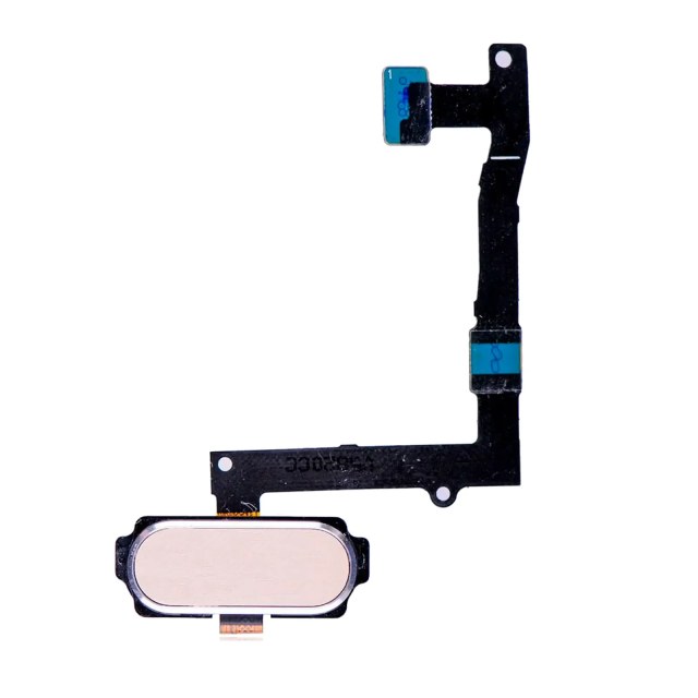 Tasto Home con flat per Samsung Galaxy S6 Edge Plus (Oro platino)