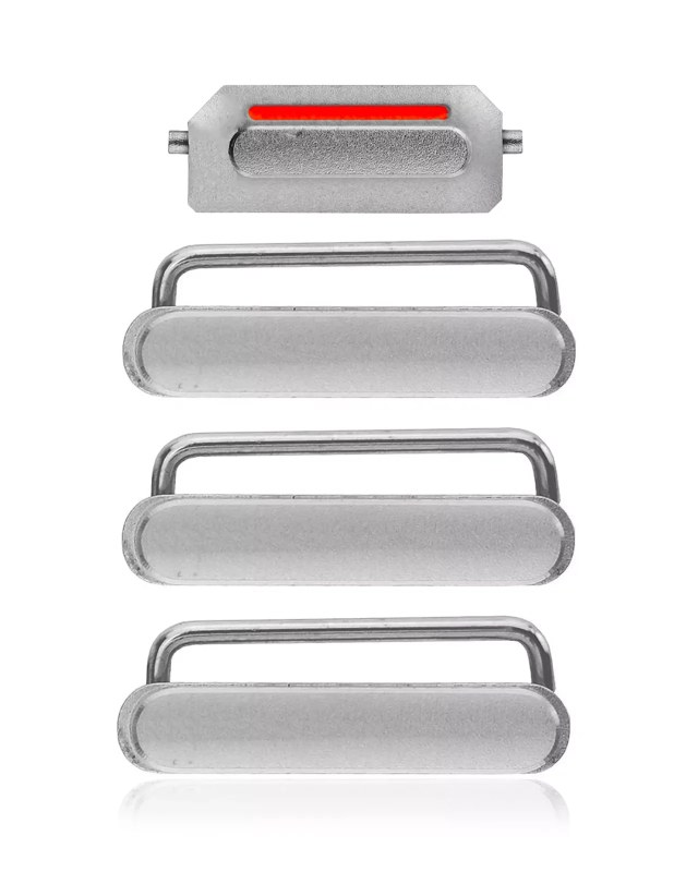 Hard Buttons (Accensione / Volume / switch) per iPhone 6 / 6 Plus (Argento)