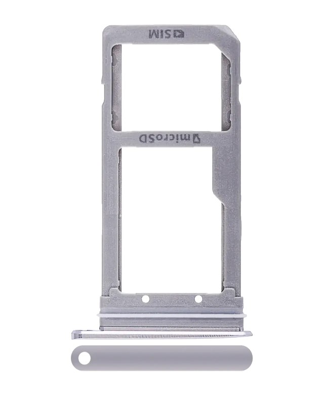 Carrellino SIM singola per Samsung Galaxy S7 Edge (Argento)