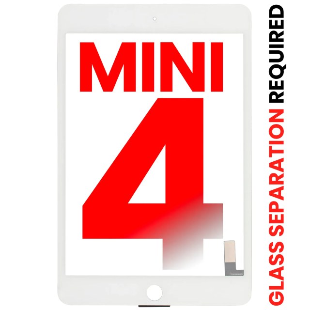 Touch screen per iPad Mini 4 (separazione vetro richiesta) (Aftermarket Plus) (Bianco)