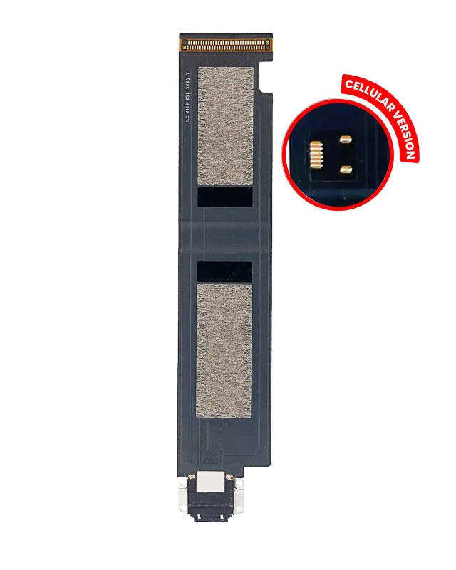 Flat connettore di ricarica per iPad Pro 12.9" 1st Gen (2015) (Cellular) (Grigio siderale)
