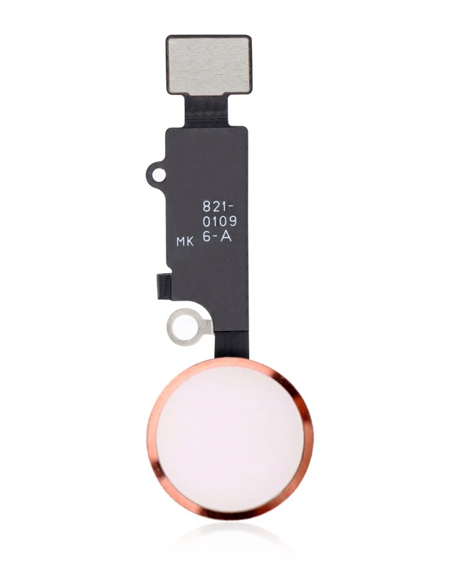 Tasto Home con flat per iPhone 7 / 7 Plus / 8 / 8 Plus / SE (2020) / SE (2022) (Warning: per Cosmetic Use Only) (Oro rosa)