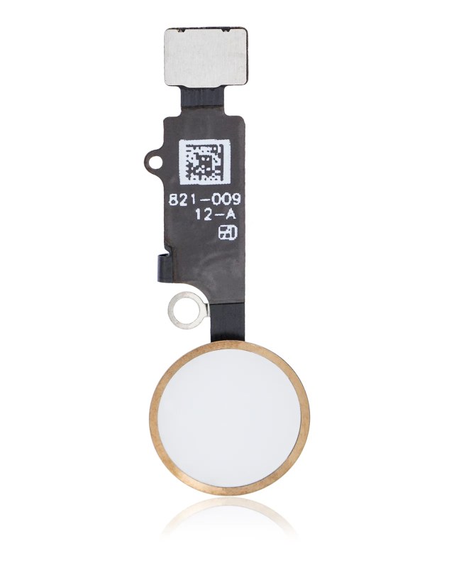 Tasto Home con flat per iPhone 7 / 7 Plus / 8 / 8 Plus / SE (2020) / SE (2022) (Oro) (Warning: per Cosmetic Use Only)