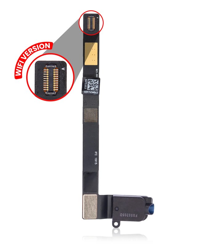 jack cuffie con flat per iPad Mini 4 (solo WiFi) (Nero)