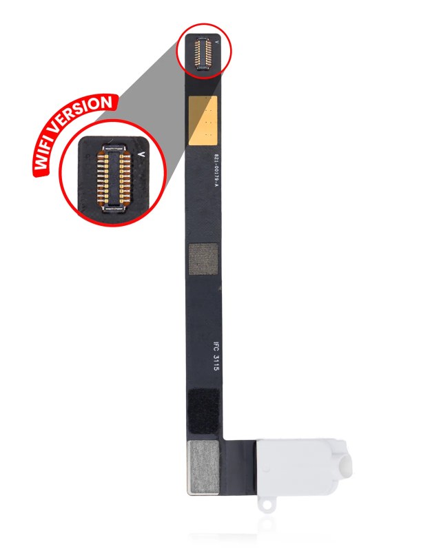 jack cuffie con flat per iPad Mini 4 (solo WiFi) (Bianco)