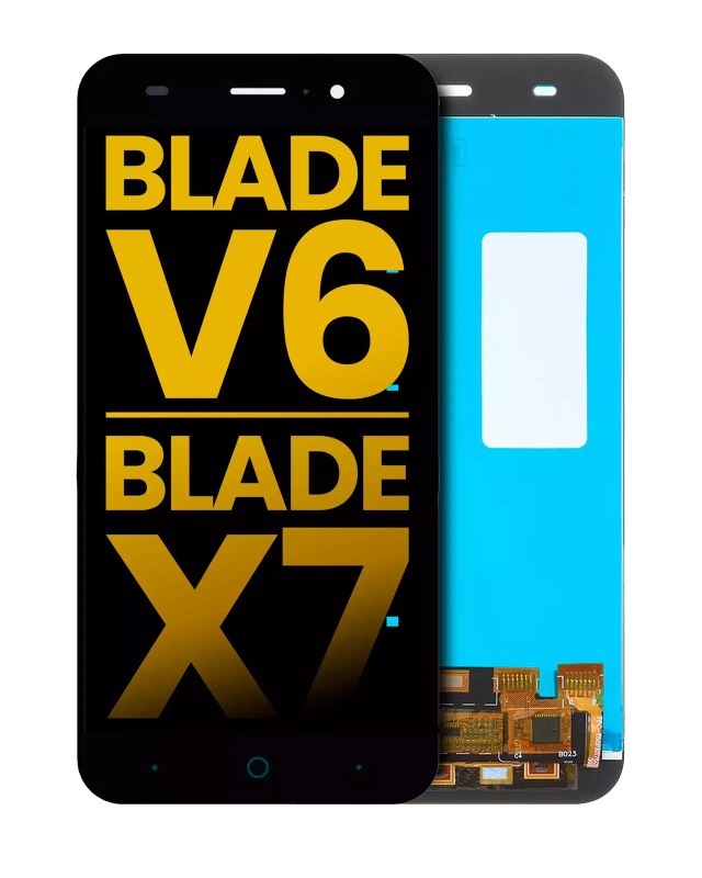 Display LCD completo senza Frame per ZTE Blade V6 / ZTE Blade X7 (Refurbished) (Nero)