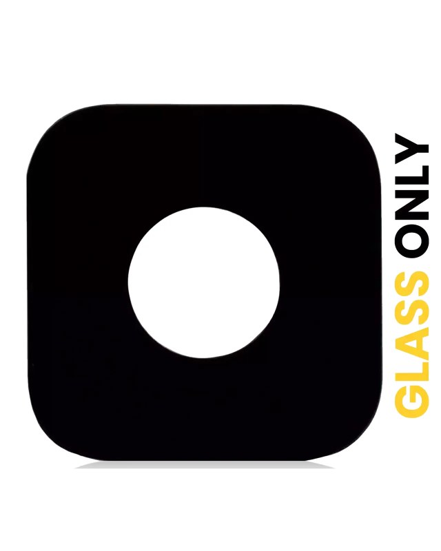 Lente fotocamera posteriore (solo vetro) con adesivo per Samsung Galaxy S6 / S6 Edge (Nero zaffiro) (10 pezzi)