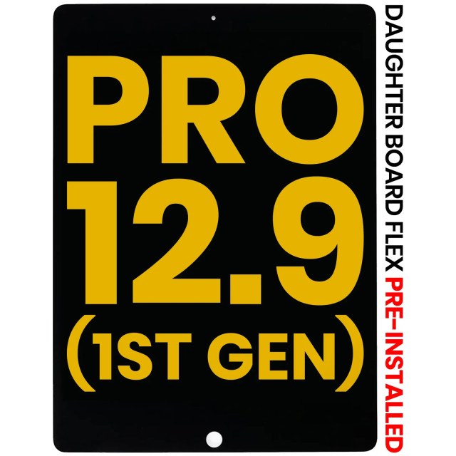 Display LCD completo con Touch screen e Daughter Scheda flat Pre-Installed per iPad Pro 12.9" 1st Gen (2015) (Refurbished) (Nero)
