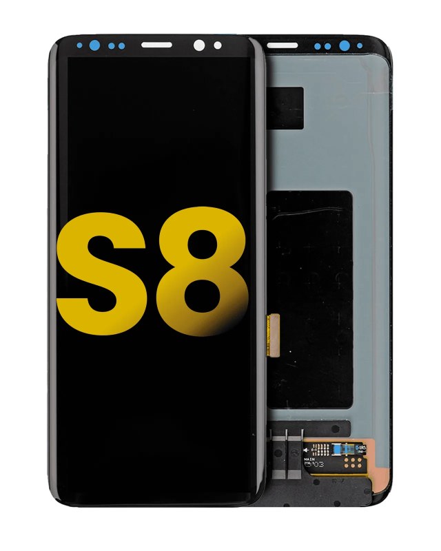 Display OLED completo senza Frame per Samsung Galaxy S8 (Refurbished) (tutti i colori)