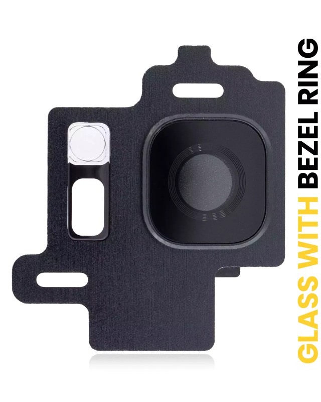 Lente fotocamera posteriore con Cornice Ring per Samsung Galaxy S8 (Mezzanotte Nero)