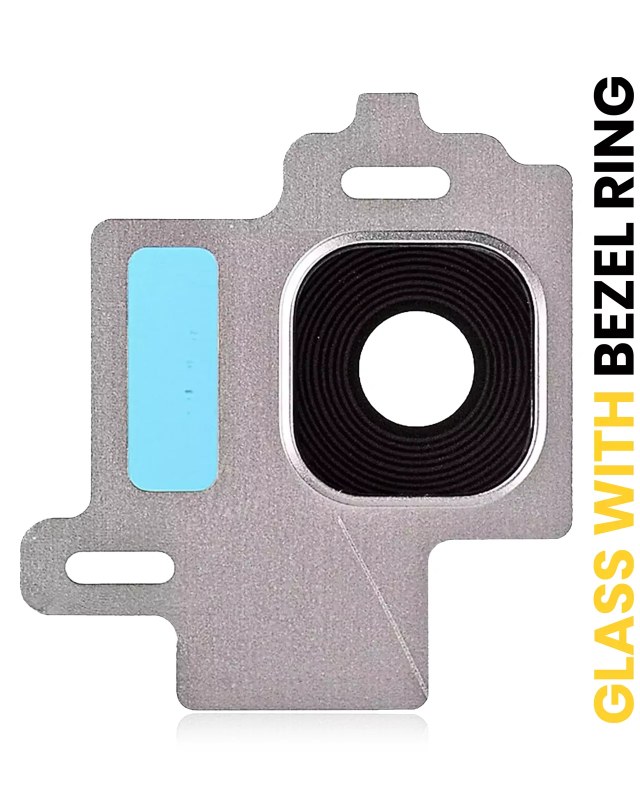 Lente fotocamera posteriore con Cornice Ring per Samsung Galaxy S8 (Arctic Argento)