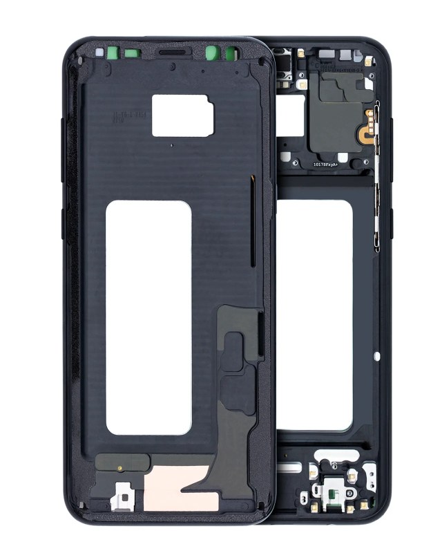 Frame centrale per Samsung Galaxy S8 Plus (con minuteria) (Mezzanotte Nero)
