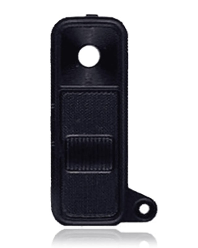 Lente fotocamera posteriore con Tasto accensione/volume per LG K8 (2016) / Phoenix 2 (Nero)
