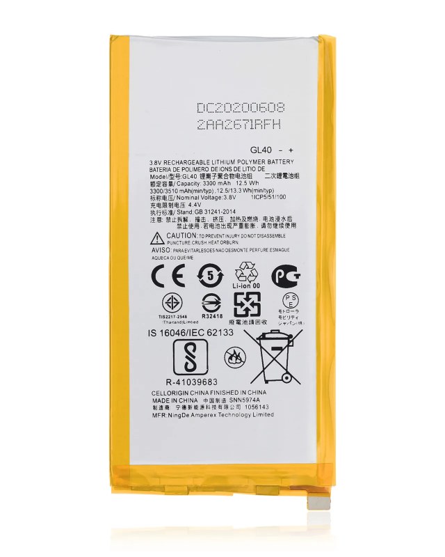 Batteria di ricambio per Motorola Moto Z Play Droid (XT1635 / 2016) (GL40)