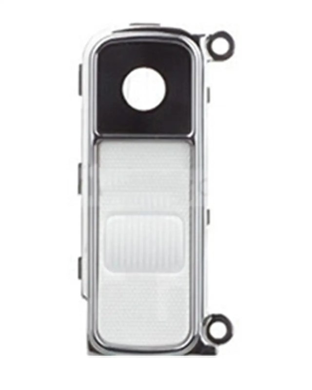 Lente fotocamera posteriore con accensione e volume Buttons per LG K10 (2016) (Bianco)