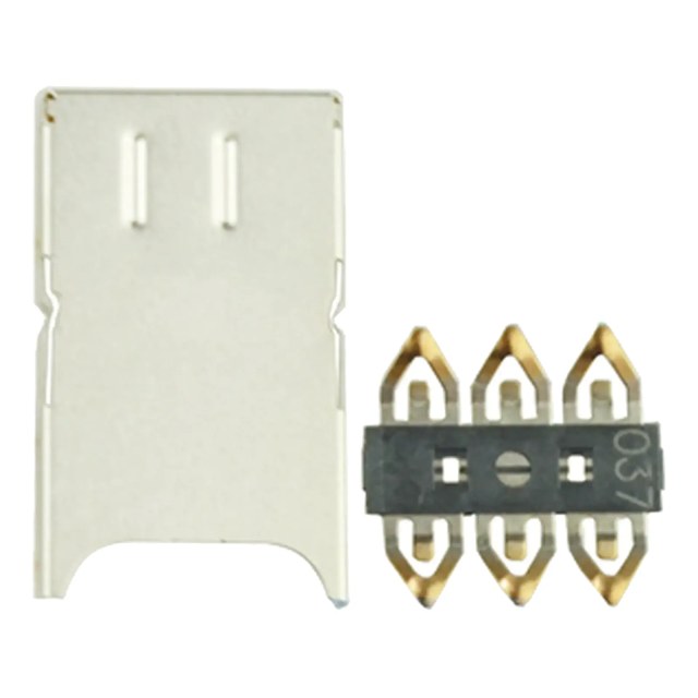 Sim Card e Memory Card Reader flat per Motorola Moto Z Force Droid (XT1650-02 / 2016) (saldatura richiesta)