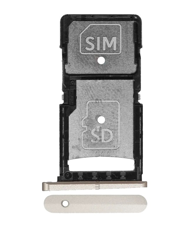 Carrellino SIM per Motorola Droid Turbo 2 (XT1585 / XT1580 / XT1581 / 2015) (Oro)
