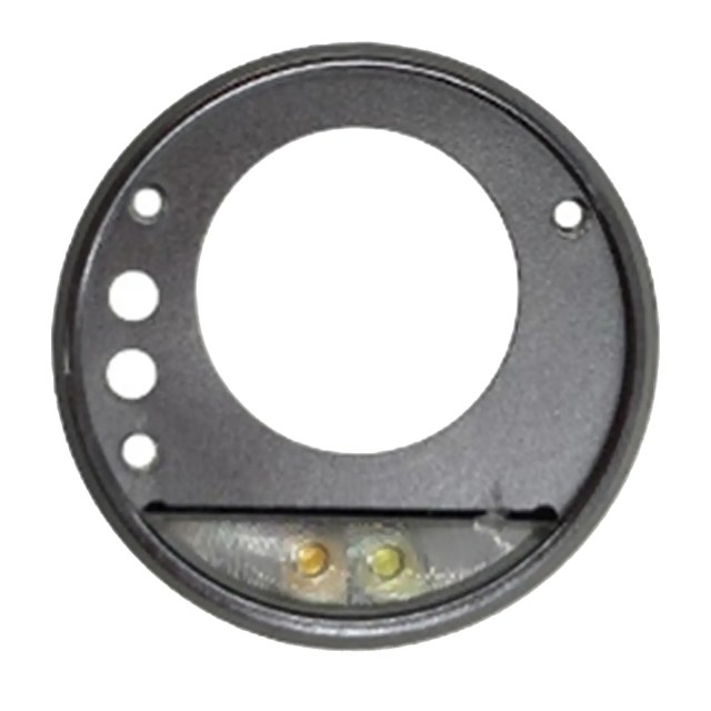 Lente fotocamera posteriore staffa e Flash Defuser per Motorola Moto Z Play Droid (XT1635 / 2016) (Nero)