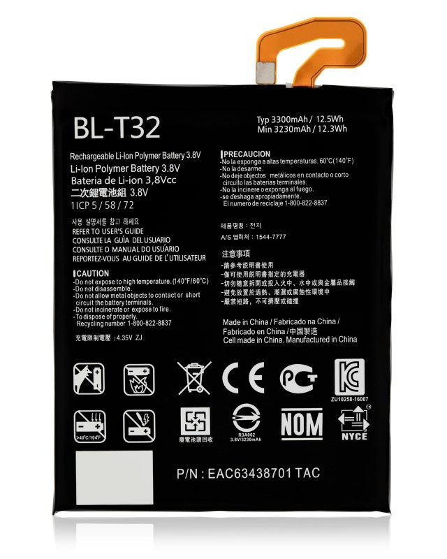 Batteria di ricambio per LG G6 / V30S (BL-T32)