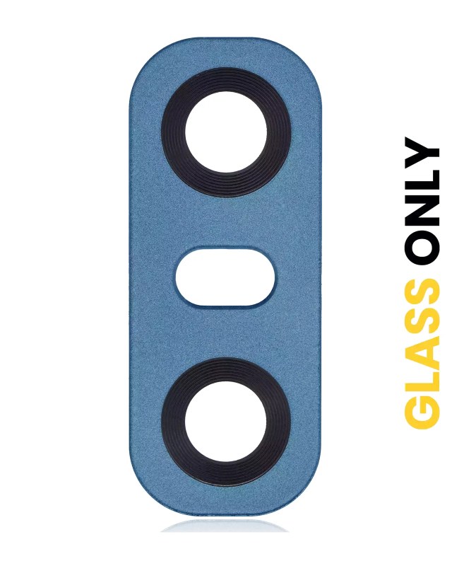 Lente fotocamera posteriore (solo vetro) con adesivo per LG G6 (Optical Marine Blu)