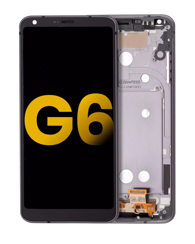 Display LCD completo con Frame per LG G6 (Refurbished) (Astro Nero)