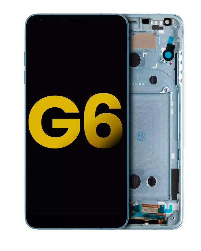 Display LCD completo con Frame per LG G6 (Refurbished) (Marine Blu)