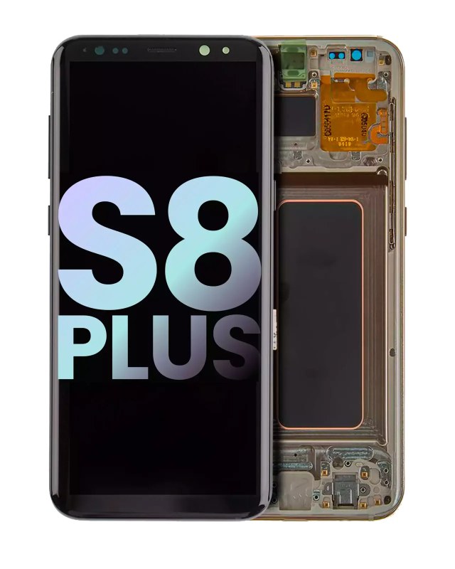 Display OLED completo con Frame per Samsung Galaxy S8 Plus (Service Pack) (Maple Oro)