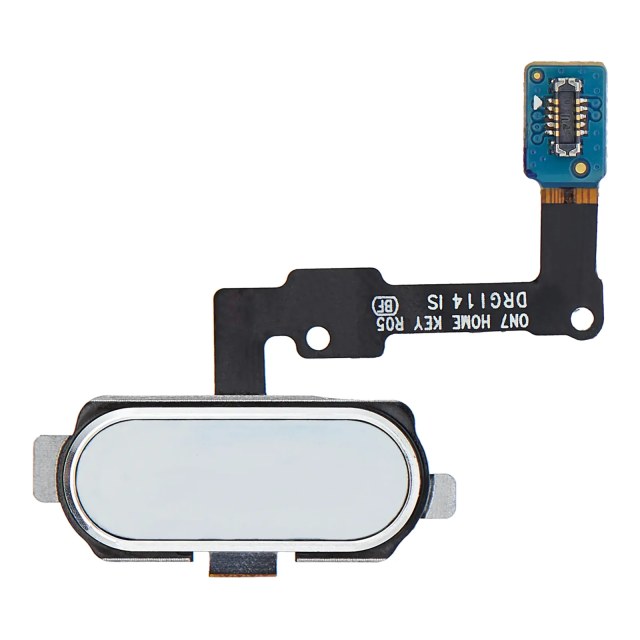 Tasto Home flat per Samsung Galaxy J7 Prime (G610 / 2016) (Bianco)