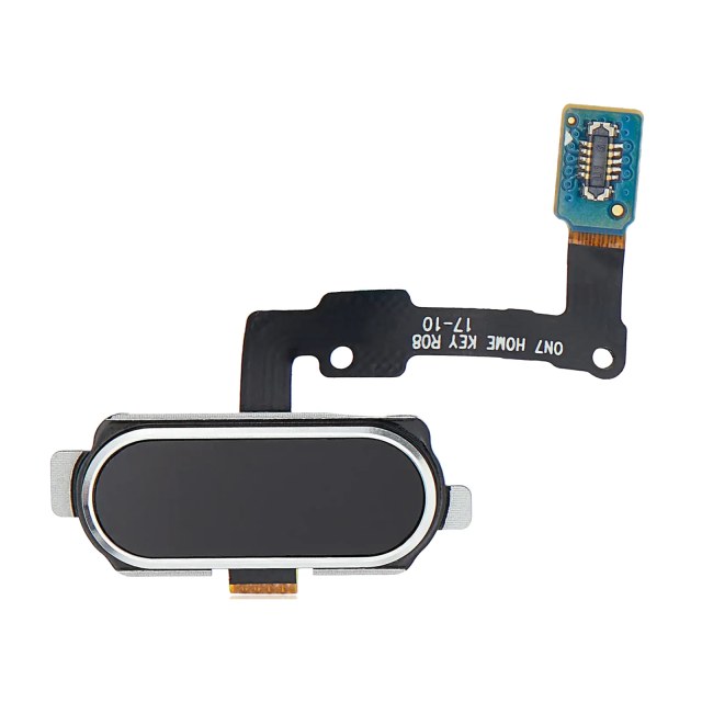 Tasto Home flat per Samsung Galaxy J7 Prime (G610 / 2016) (Nero)