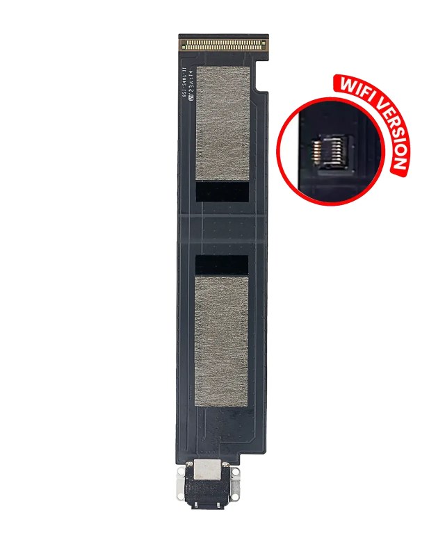 Flat connettore di ricarica per iPad Pro 12.9" 1st Gen (2015) (solo WiFi) (Grigio siderale)