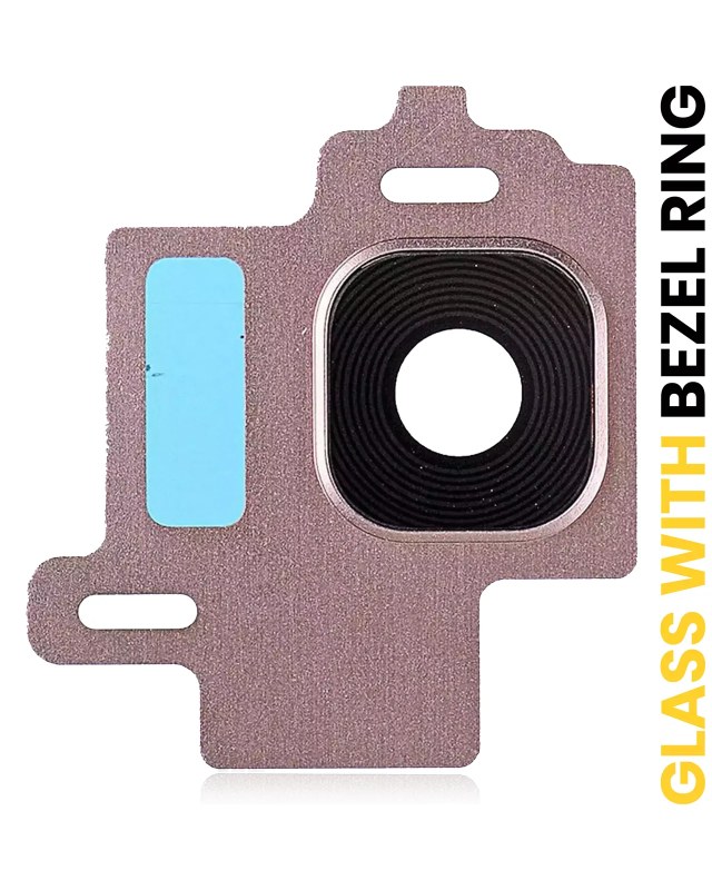 Lente fotocamera posteriore con Cornice Ring per Samsung Galaxy S8 (Oro rosa)