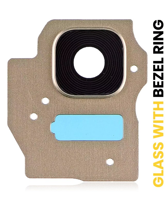 Lente fotocamera posteriore con Cornice Ring per Samsung Galaxy S8 Plus (Oro)