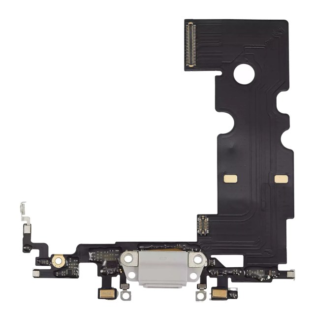 Flat connettore di ricarica per iPhone 8 (Premium) (Argento)