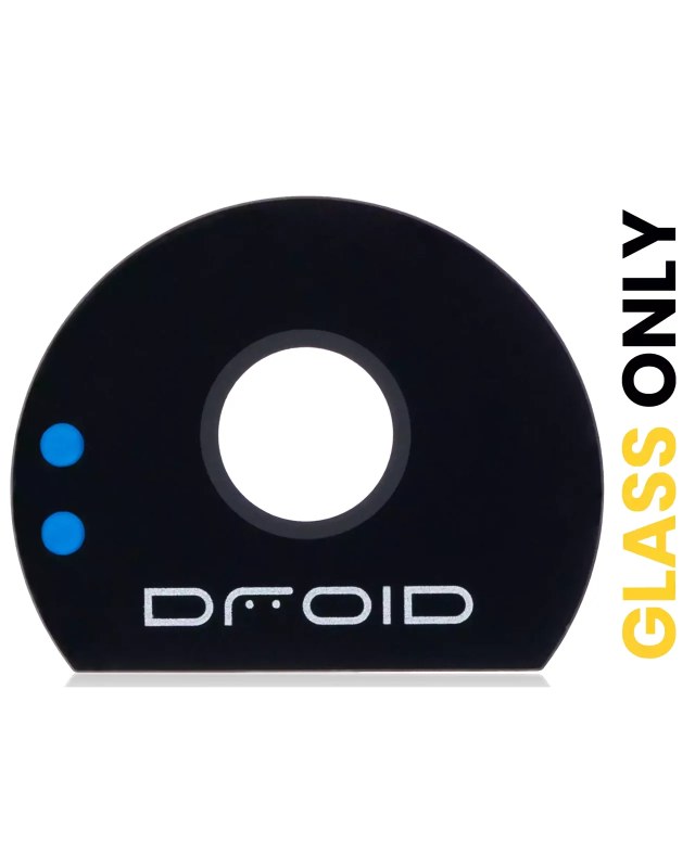 Lente fotocamera posteriore (solo vetro) con adesivo per Motorola Moto Z Force Droid (XT1650-02 / 2016)