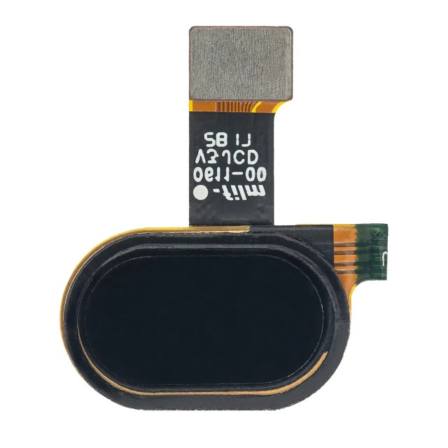 Tasto Home con flat per Motorola Moto E4 (XT1763 / 2017) / E4 Plus (XT1774 / 2017) (Nero)