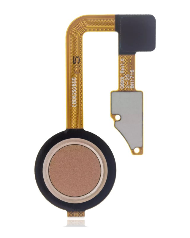 Fingerprint Tasto Home Sensore e Power Sensore flat per LG G6 (Terra Oro)
