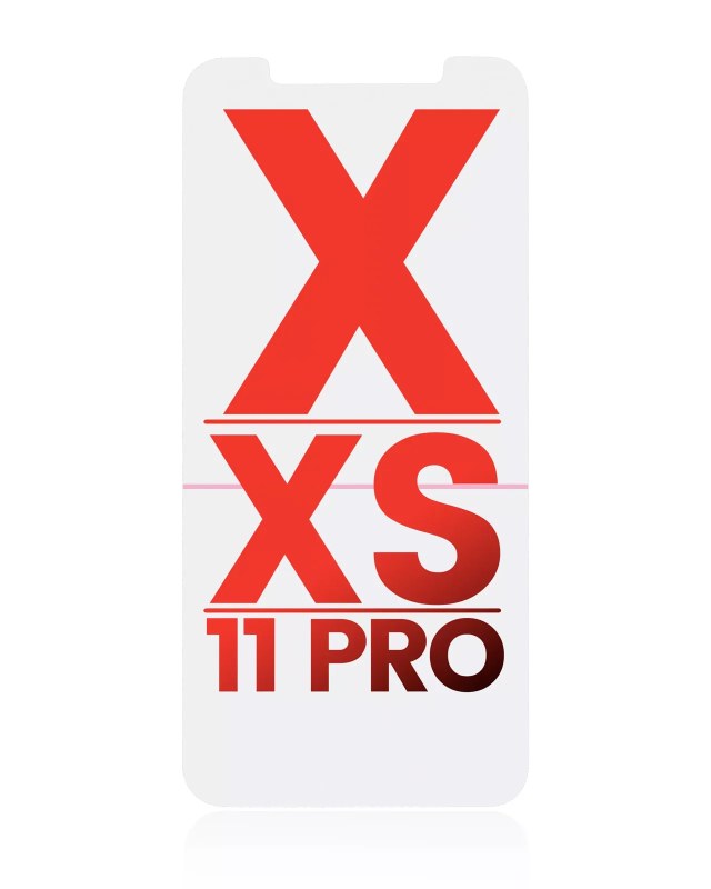 Polarizer Film per iPhone X / XS / 11 Pro (10 pezzi) (OCA Master)