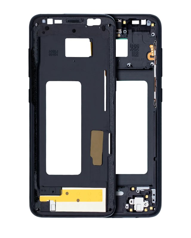 Frame centrale per Samsung Galaxy S8 (con minuteria) (Mezzanotte Nero)