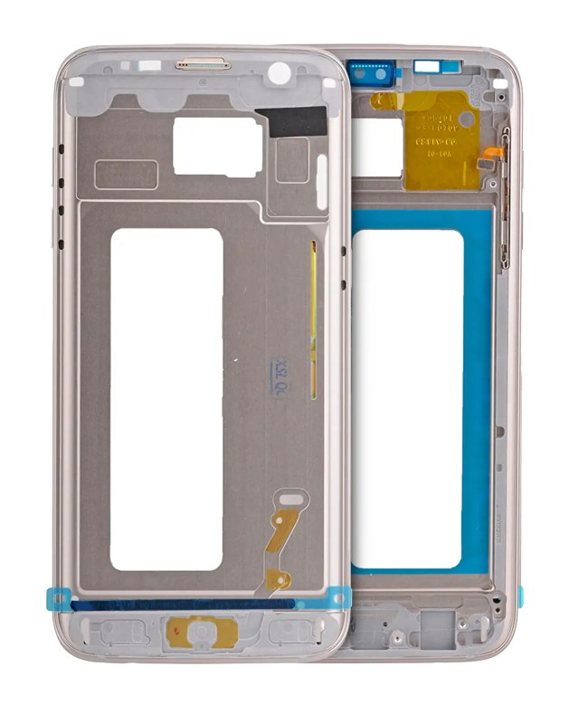 Frame centrale per Samsung Galaxy S7 Edge (con minuteria) (Oro)