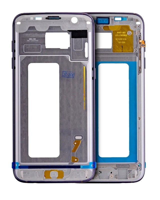 Frame centrale per Samsung Galaxy S7 Edge (con minuteria) (Nero)