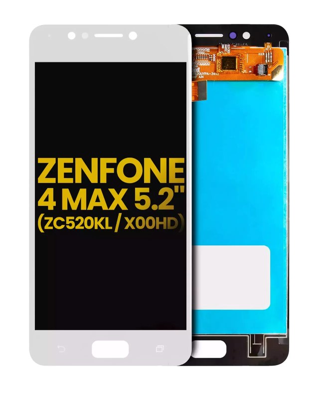 Display LCD completo senza Frame per Asus ZenFone 4 Max 5.2" (ZC520KL / 2017) (Refurbished) (Bianco)