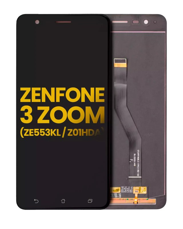 Display LCD completo senza Frame per Asus ZenFone 3 Zoom (ZE553KL / 2017) (Refurbished) (Nero)